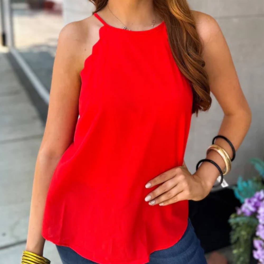 Cute Red Halter Top!